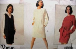 2624 Vogue  P ELLIS SHORTER JUMPER,  DRESS, SASH PATTERN 6-10,12-16  choice